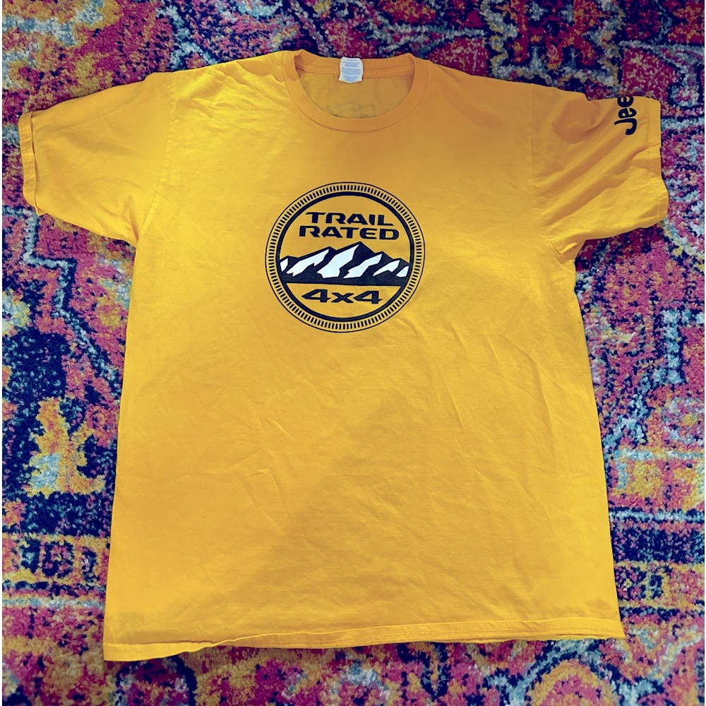 JEEP Yellow Large T Shirt